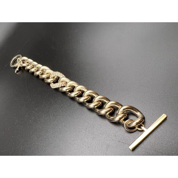 Victoria's Secret Chain Bracelet with Crystals - Picture 2 of 4